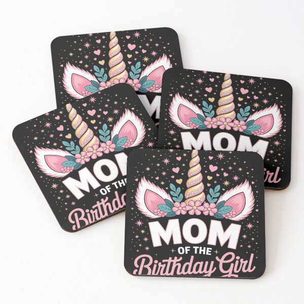 Item preview, Mom of the birthday girl matching family unicorn party designed and sold by GGrizeldaRivas.