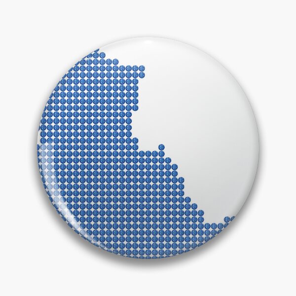 Item preview, Blue Rhinestone Idaho designed and sold by TheIconSmith.