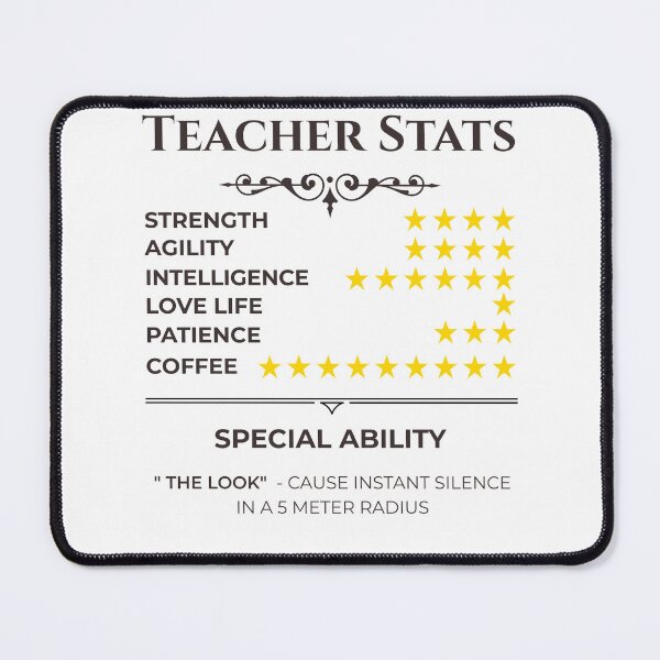 Item preview, Teacher Statistics Funny designed and sold by Edchua16.