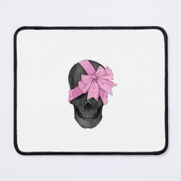 Item preview, Skull Tied With A Pink Ribbon designed and sold by ValinesAllison.