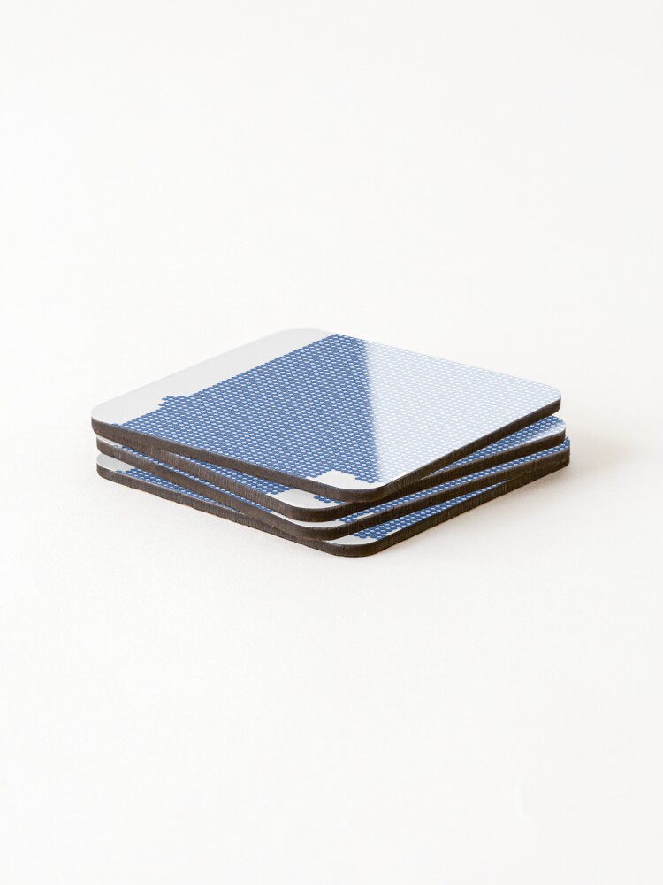 Thumbnail 4 of 5, Coasters (Set of 4), Blue Rhinestone Indiana designed and sold by TheIconSmith.
