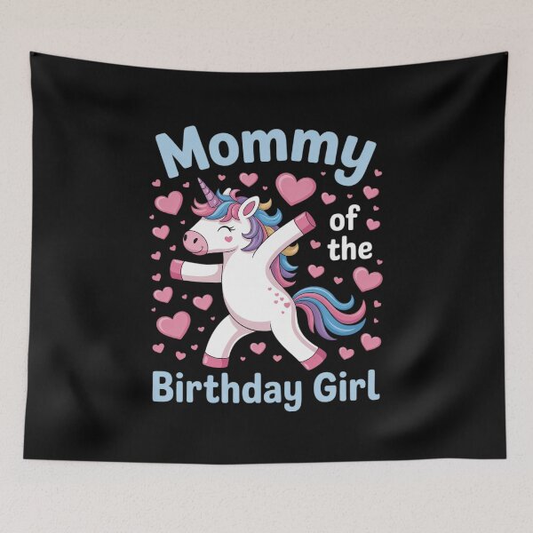 Item preview, Mommy of the Birthday Girl Flossing Unicorn Mom Mommy 1 designed and sold by GGrizeldaRivas.