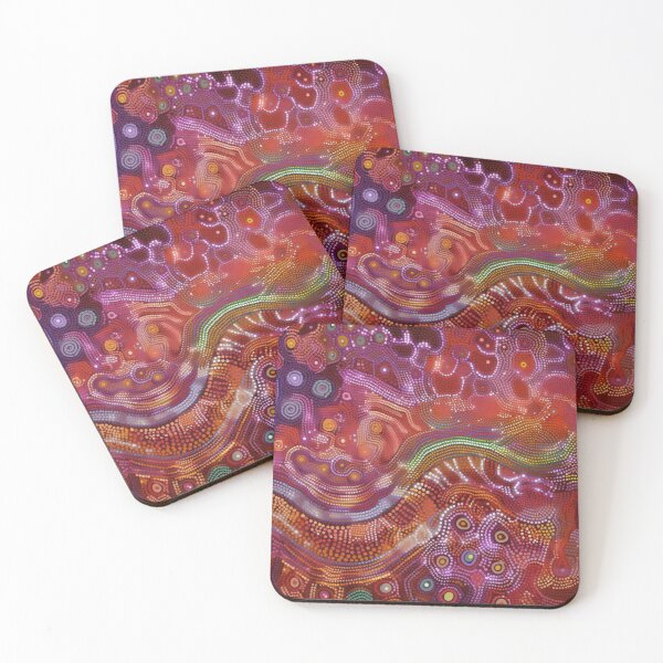 Item preview, Aboriginal Inspired Dot Art - Lava Eternity designed and sold by GrinGalore.