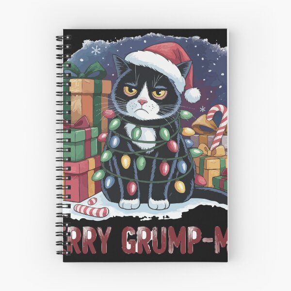 Item preview, Merry Grump-mas: A Humorous Grumpy Cat Holiday Illustration designed and sold by BANKACEM.STORE.