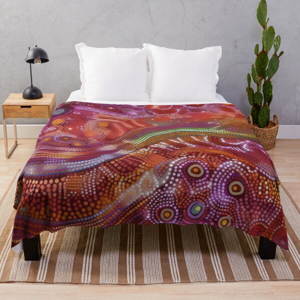 Item preview, Aboriginal Inspired Dot Art - Lava Eternity designed and sold by GrinGalore.