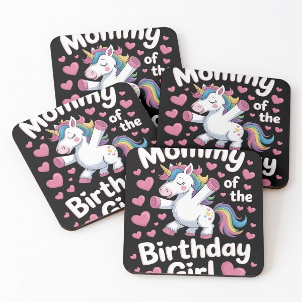 Item preview, Mommy of the Birthday Girl Flossing Unicorn Mom Mommy  designed and sold by GGrizeldaRivas.