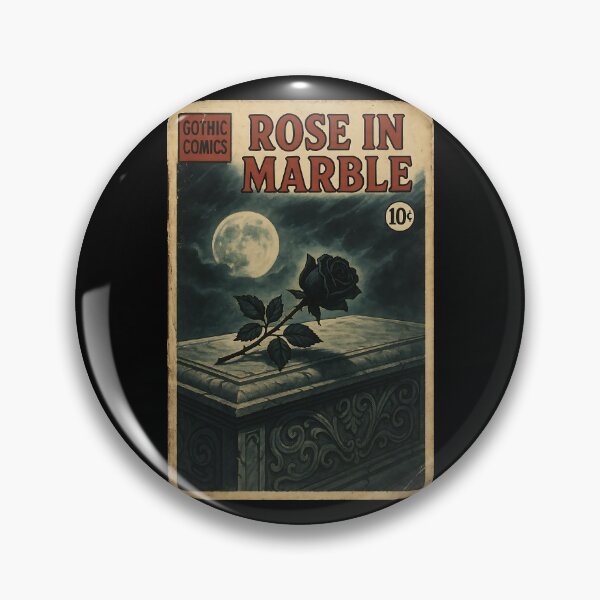 Item preview, Romantic Goth: Rose in Marble designed and sold by bapupa.