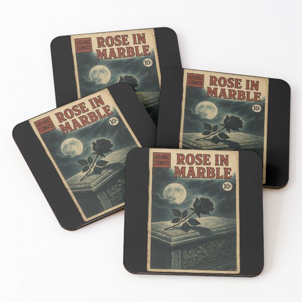 Item preview, Romantic Goth: Rose in Marble designed and sold by bapupa.