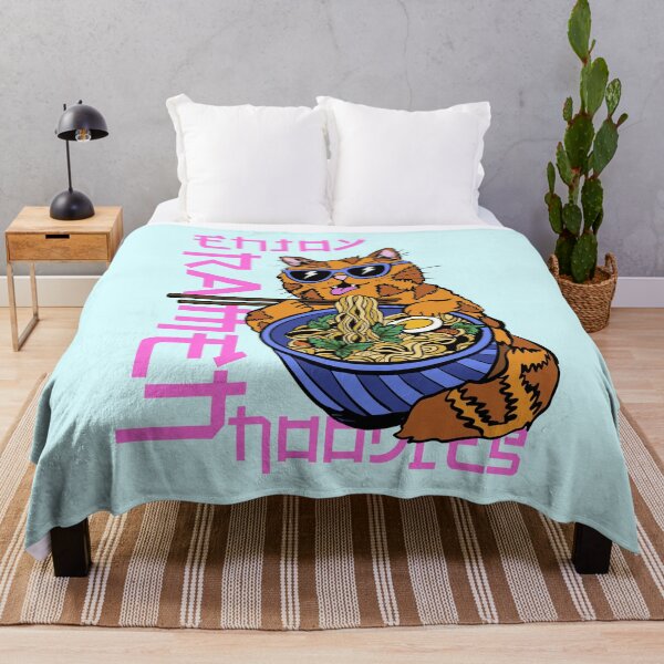 Item preview, Gato de fideos ramen con tipografía de estilo japonés designed and sold by MinkkiDraws.