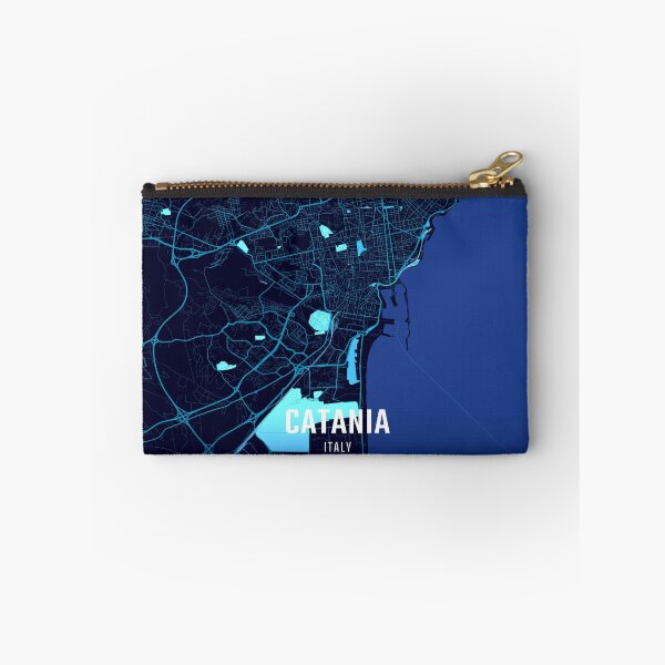 Item preview, Catania Midnight City Map designed and sold by HomeLivingCo.