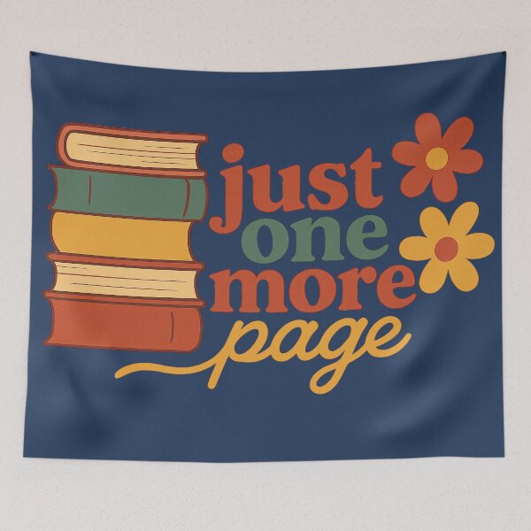 Item preview, Bookworm, book addicts design - Just One More Page designed and sold by Pjotre7.