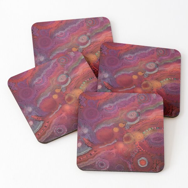 Item preview, Aboriginal Inspired Dot Art - Circles Of Lava designed and sold by GrinGalore.
