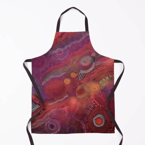 Item preview, Aboriginal Inspired Dot Art - Circles Of Lava designed and sold by GrinGalore.