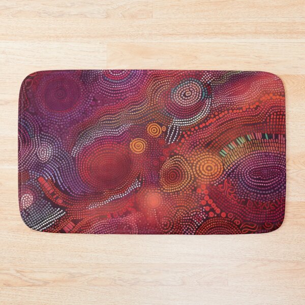 Item preview, Aboriginal Inspired Dot Art - Circles Of Lava designed and sold by GrinGalore.