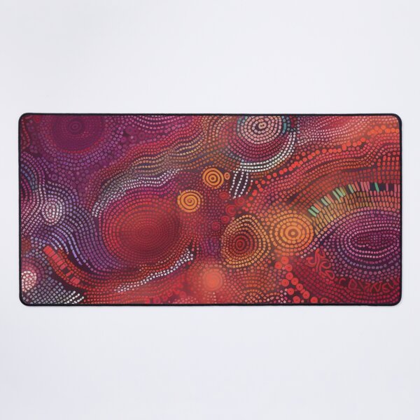 Item preview, Aboriginal Inspired Dot Art - Circles Of Lava designed and sold by GrinGalore.