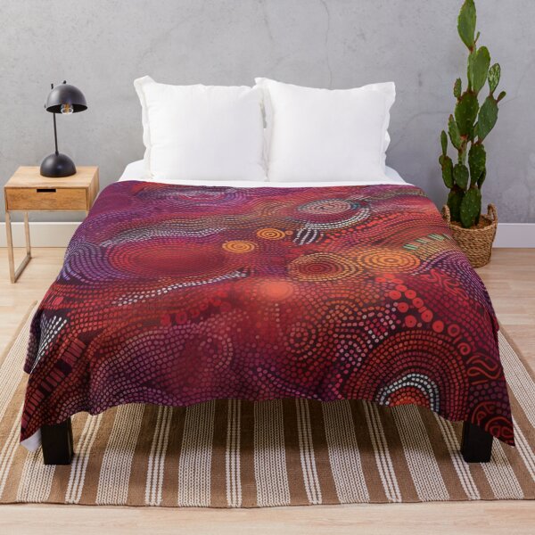 Item preview, Aboriginal Inspired Dot Art - Circles Of Lava designed and sold by GrinGalore.