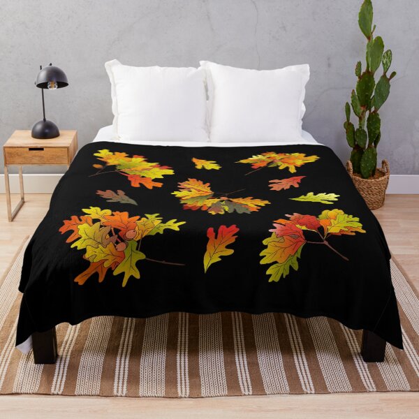 Item preview, Cartoon Oak Leaves Drift designed and sold by Art in My Loft.