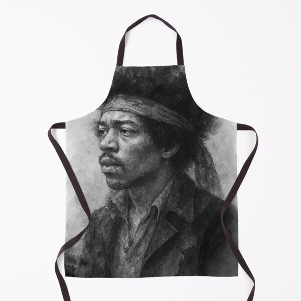 Artikelvorschau, Jimi Hendrix Porträt – Ausdrucksstarker Kunstdruck der Rocklegende | Bleistift- und Wischtechnik von Conor Keegan entworfen und verkauft von ConorKeeganArt.