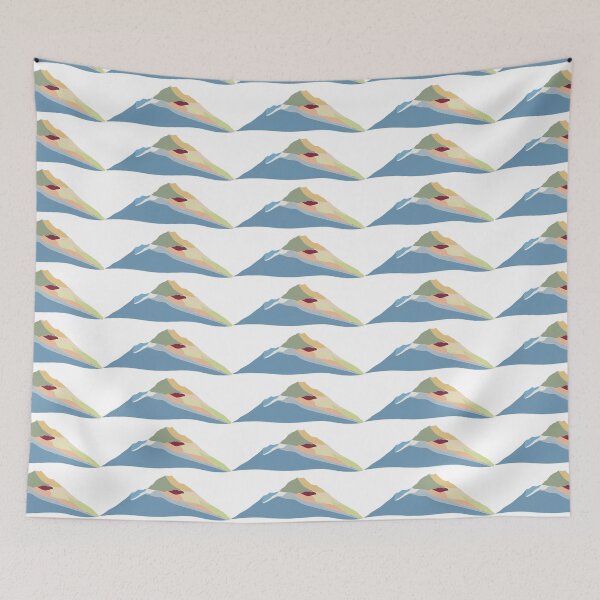 Item preview, Dusk Aoraki Mount Cook - Geometric Alpine Peak Art designed and sold by iampaulmorris.