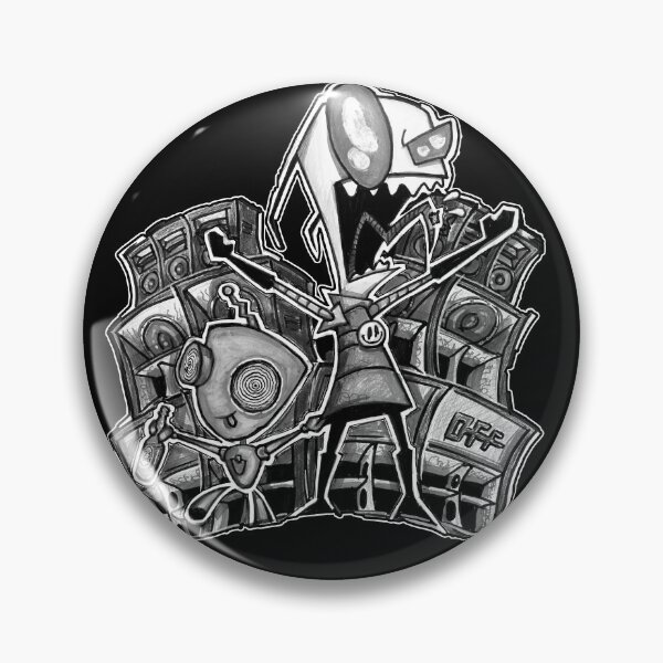 Item preview, ACID INVADERZ B/W designed and sold by pezoid.
