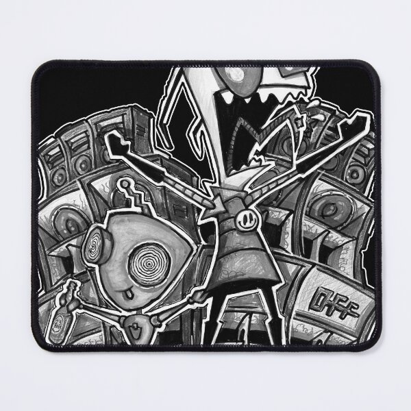 Item preview, ACID INVADERZ B/W designed and sold by pezoid.