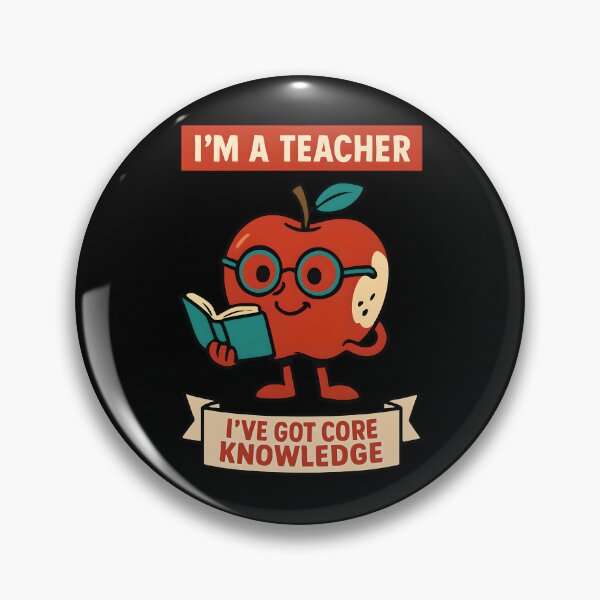 Item preview, I’m a Teacher I’ve Got Core Knowledge Funny Apple Pun Design designed and sold by TeeTimeTreasure.