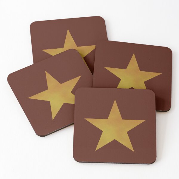 Item preview, Golden Star on brown - Calm, Sensory-Friendly designed and sold by CreaTwinkles.
