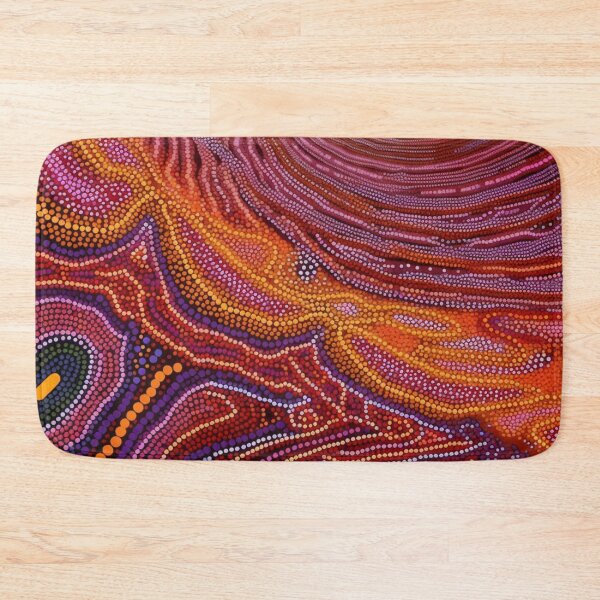 Item preview, Aboriginal Inspired Dot Art - Red-Hot Lava designed and sold by GrinGalore.