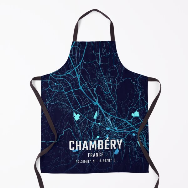 Item preview, Chambéry Midnight City Map designed and sold by HomeLivingCo.
