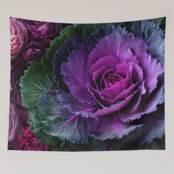 Item preview, Vibrant ornamental cabbage designed and sold by anytka.