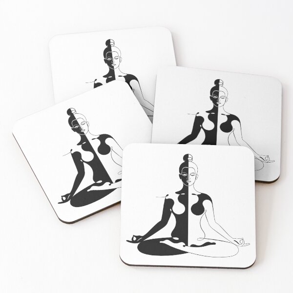 Item preview, Aesthetic Lotus Pose – Padmasana – Shadow Art designed and sold by altandesign.