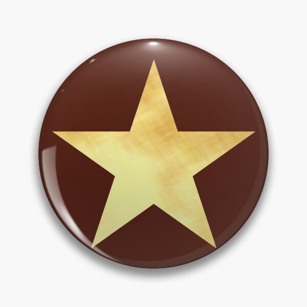 Item preview, Golden Star on brown - Calm, Sensory-Friendly designed and sold by CreaTwinkles.