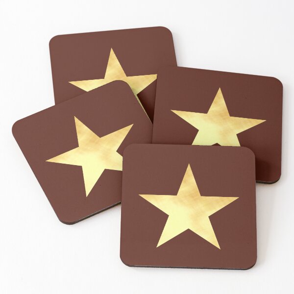 Item preview, Golden Star on brown - Calm, Sensory-Friendly designed and sold by CreaTwinkles.