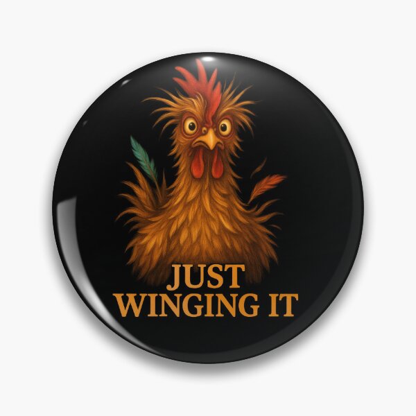 Artikelvorschau, Lustiges Huhn improvisiert einfach entworfen und verkauft von Morna123.