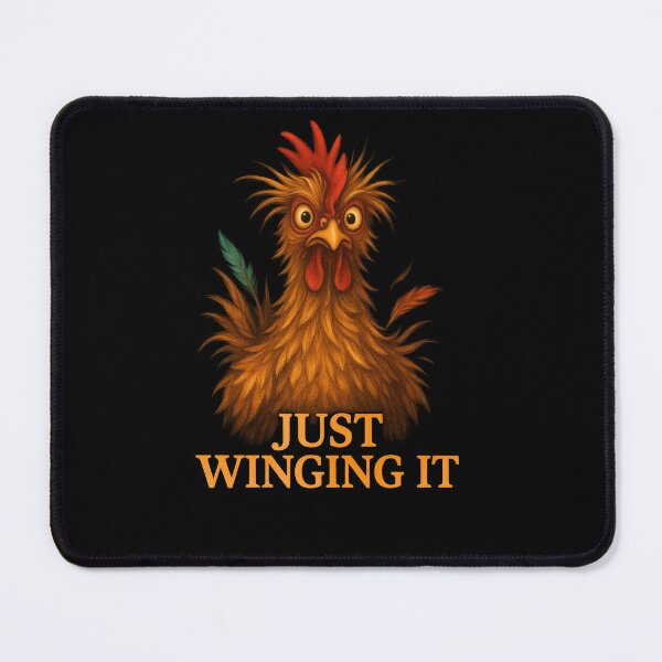 Item preview, Funny Chicken Just Winging It designed and sold by Morna123.