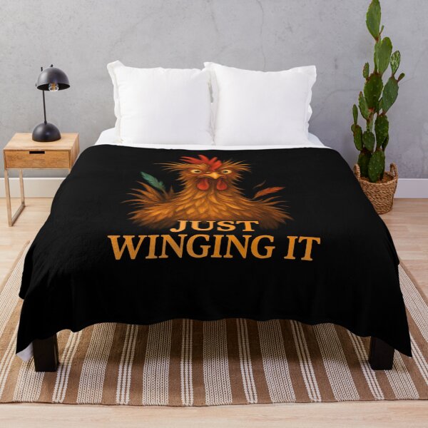Item preview, Funny Chicken Just Winging It designed and sold by Morna123.