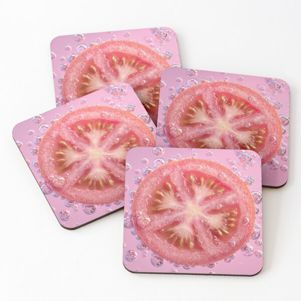 Item preview, Tomato slice in bubbly water designed and sold by anytka.