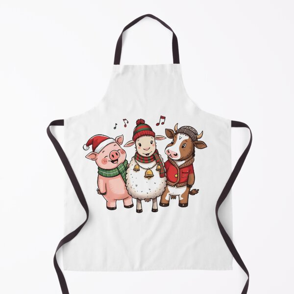 Item preview, Farm Friends Christmas Carolers - Adorable Holiday Graphic designed and sold by StellasRealm.