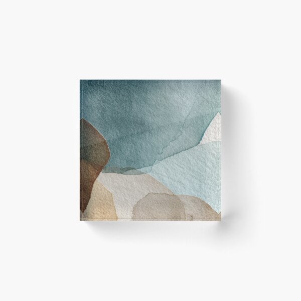 Item preview, Soft-toned watercolor shapes designed and sold by anytka.