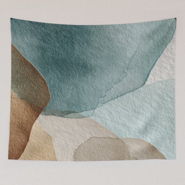 Item preview, Soft-toned watercolor shapes designed and sold by anytka.