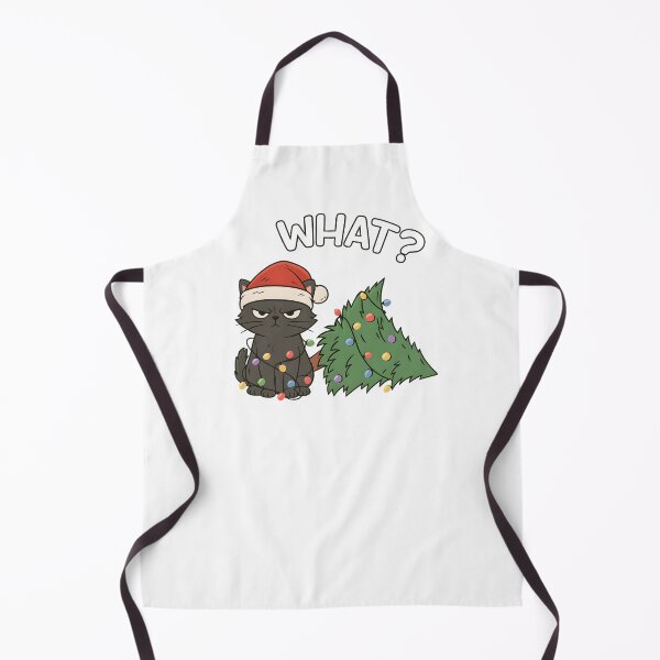 Item preview, What Funny Cat Christmas Tree Knocked Over Humor designed and sold by Logiamerch.