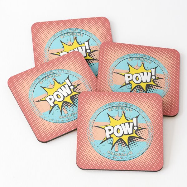 Item preview, "POW!" Bitcoin Logo - Pop Art Comic Book Crypto Graphic  designed and sold by SergioMiklos.
