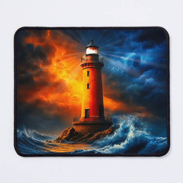 Item preview, The Sentinel of the Raging Storm designed and sold by Alex Bon: Lighthouse to see yourself.