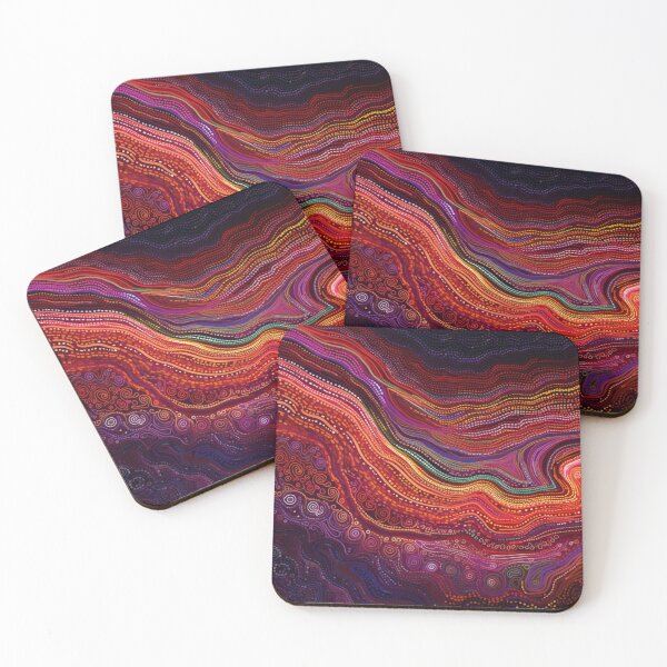 Item preview, Aboriginal Inspired Dot Art - Lava Smash designed and sold by GrinGalore.