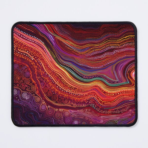 Item preview, Aboriginal Inspired Dot Art - Lava Smash designed and sold by GrinGalore.