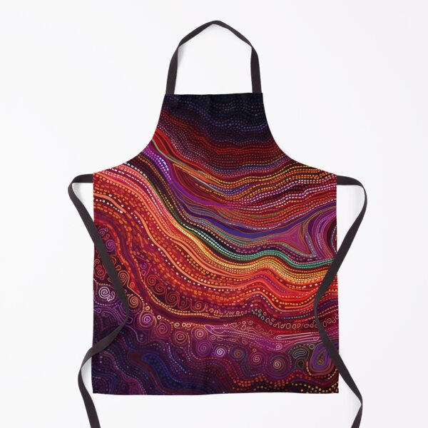 Item preview, Aboriginal Inspired Dot Art - Lava Smash designed and sold by GrinGalore.