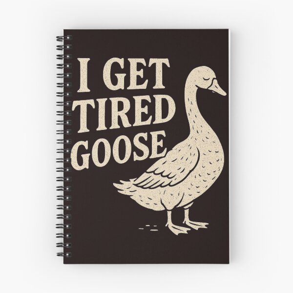 Item preview, Tired goose, vintage style with humor designed and sold by BriSher.