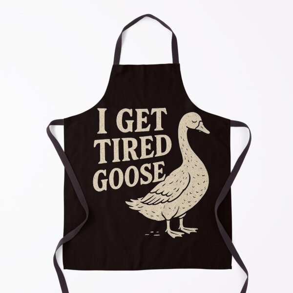 Item preview, Tired goose, vintage style with humor designed and sold by BriSher.