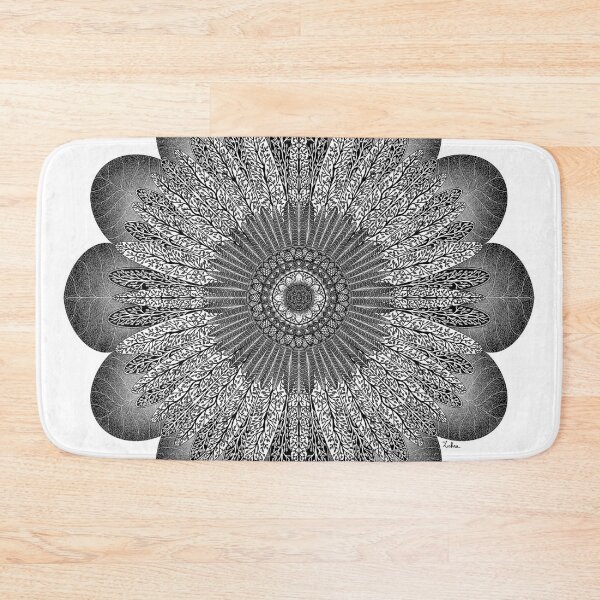 Item preview, Sunflower — Detailed Botanical Mandala Art designed and sold by MelZahrArt.
