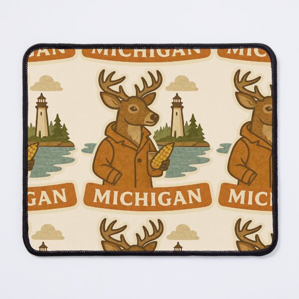 Item preview, Michigan White-Tailed Deer designed and sold by Tiny Joy World.